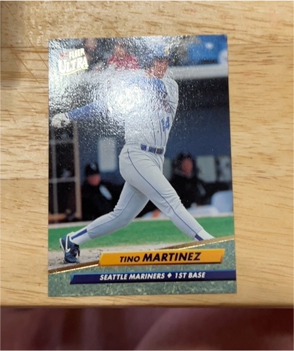 1992 Fleer Ultra #127 Tino Martinez — front