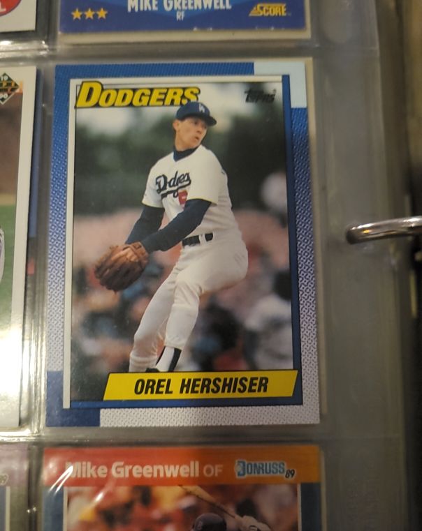 1990 Topps #780 Orel Hershiser — front