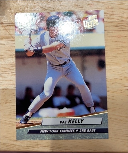 1992 Fleer Ultra #102 Pat Kelly — front