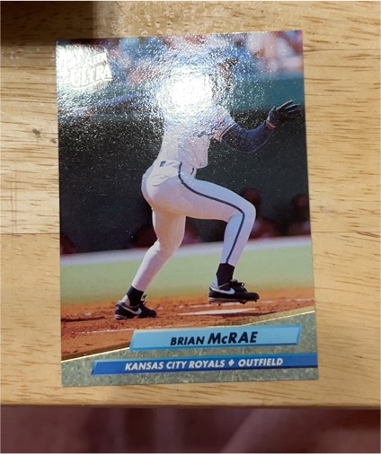 1992 Fleer Ultra #75 Brian McRae — front