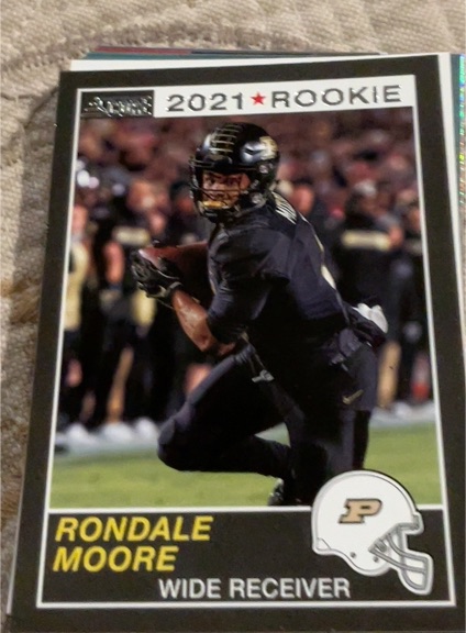 2021 Panini Chronicles Draft Picks Score #71 Rondale Moore — front