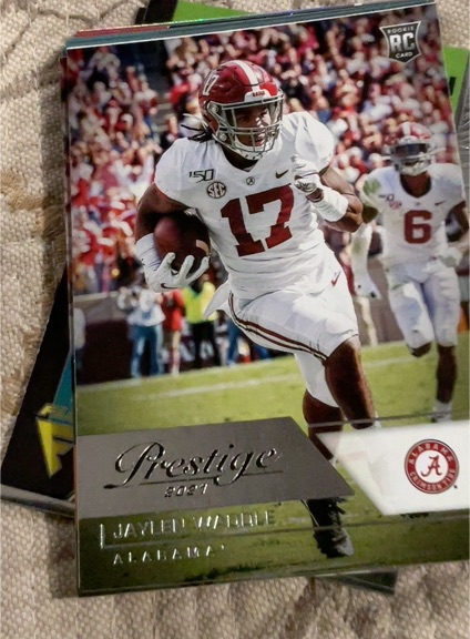 2021 Panini Chronicles Draft Picks Prestige #85 Jaylen Waddle — front