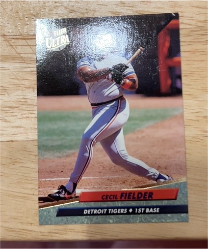 1992 Fleer Ultra #59 Cecil Fielder — front