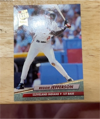 1992 Fleer Ultra #50 Reggie Jefferson — front