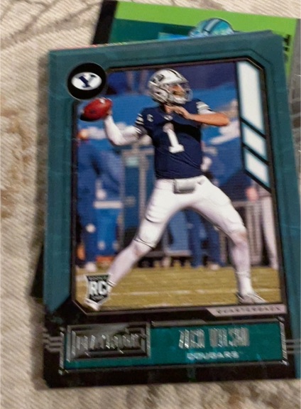 2021 Panini Chronicles Draft Picks Playbook #335 Zach Wilson — front