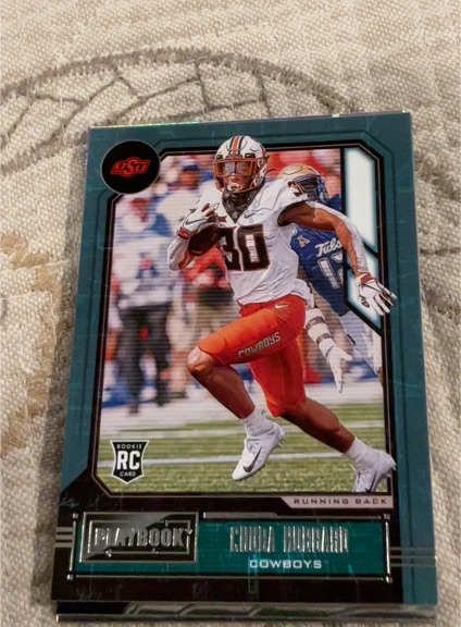 2021 Panini Chronicles Draft Picks Playbook #346 Chuba Hubbard — front