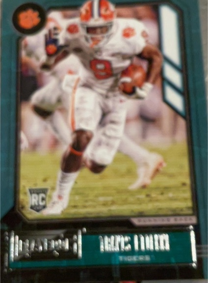 2021 Panini Chronicles Draft Picks Playbook #342 Travis Etienne RC — front