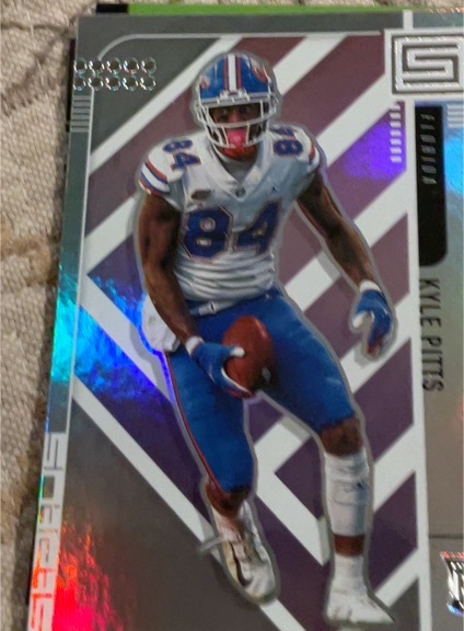 2021 Panini Chronicles Draft Picks Status #175 Kyle Pitts — front