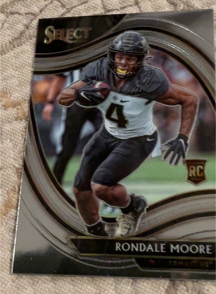2021 Panini Select #271 Rondale Moore Rookie Card — front