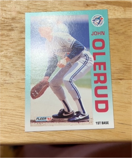 1992 Fleer #339 John Olerud — front