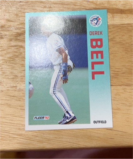 1992 Fleer #324 Derek Bell — front
