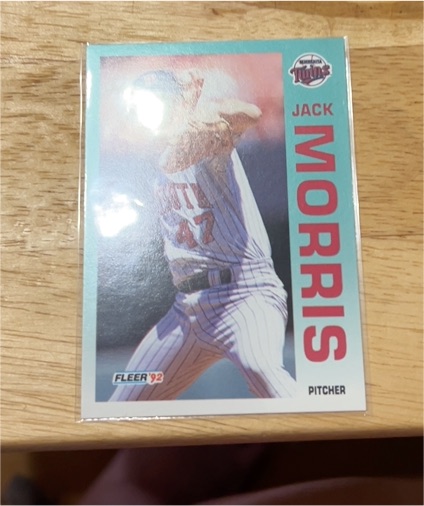 1992 Fleer #211 Jack Morris — front