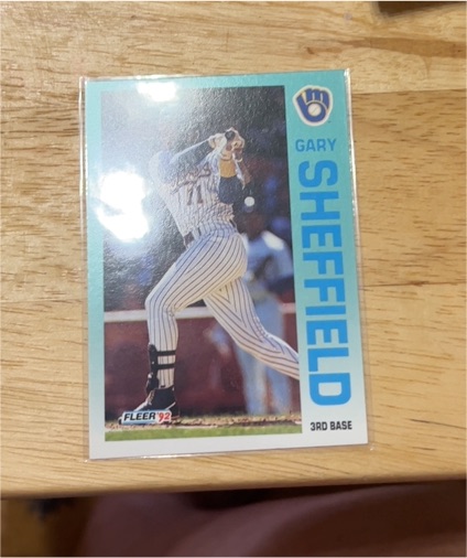 1992 Fleer #188 Gary Sheffield — front