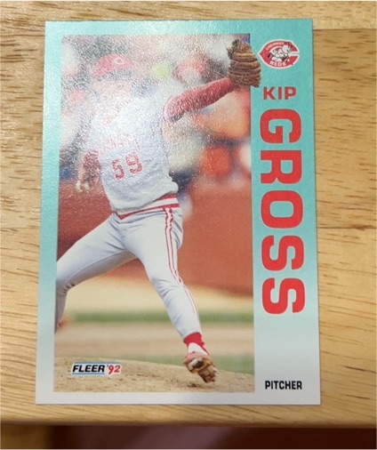 1992 Fleer #59 Kip Gross — front