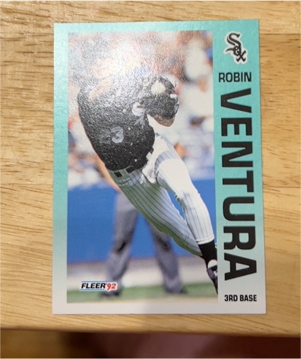 1992 Fleer #101 Robin Ventura — front