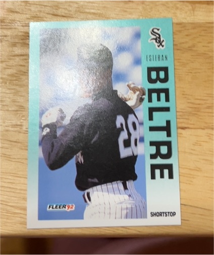1992 Fleer #28 Esteban Beltre — front