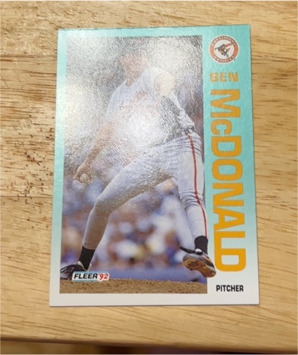 1992 Fleer #216 Ben McDonald — front