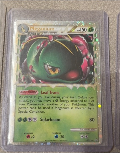 2010 Pokémon HeartGold & SoulSilver #109 Meganium Prime — front