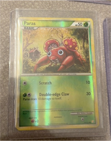 2010 HeartGold & SoulSilver #76 Paras — front
