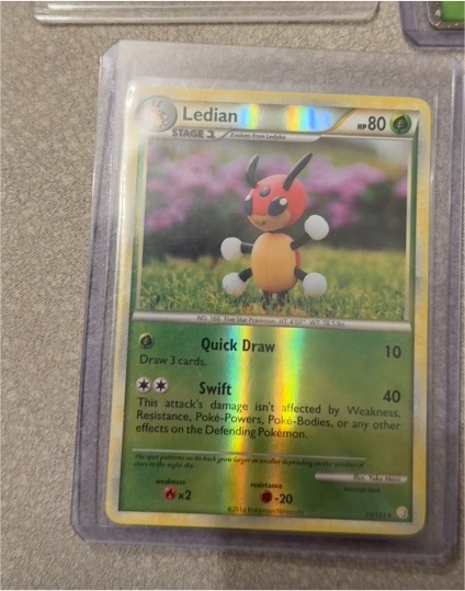 2010 Pokémon HGSS Triumphant #23 Ledian — front