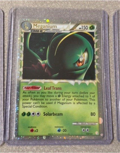 2010 Pokémon HeartGold & SoulSilver #109 Meganium Prime — front