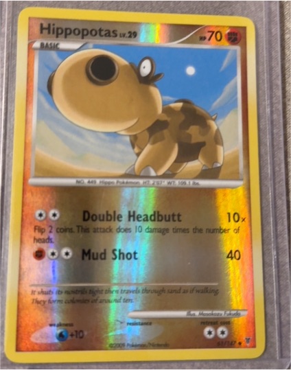 2009 Pokémon Supreme Victors #61 Hippopotas — front