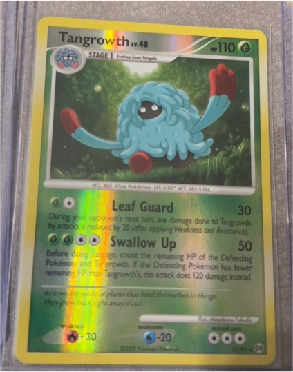 2009 Pokémon Platinum Arceus #10 Tangrowth — front