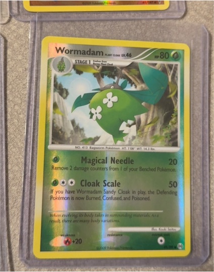 2009 Pokémon Platinum Arceus #49 Wormadam Plant Cloak — front