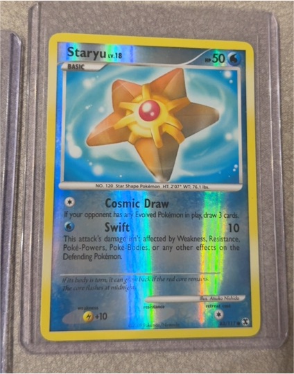 2009 Pokémon Rising Rivals #83 Staryu — front