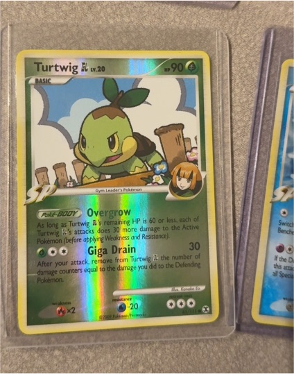 2009 Pokémon Rising Rivals #85 Turtwig GL — front