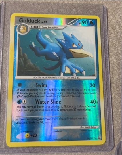 2009 Pokémon Platinum #29 Golduck — front