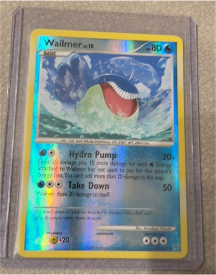 2009 Pokémon Supreme Victors #87 Wailmer — front