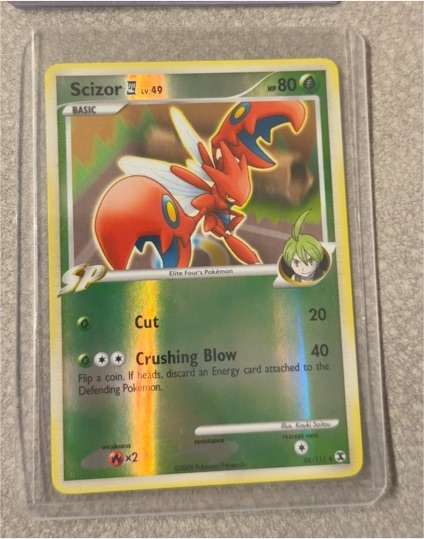 2009 Pokémon Platinum Rising Rivals #48 Scizor SP — front