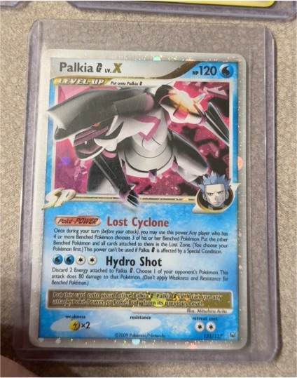 2009 Pokémon Platinum #125 Palkia G LV.X — front