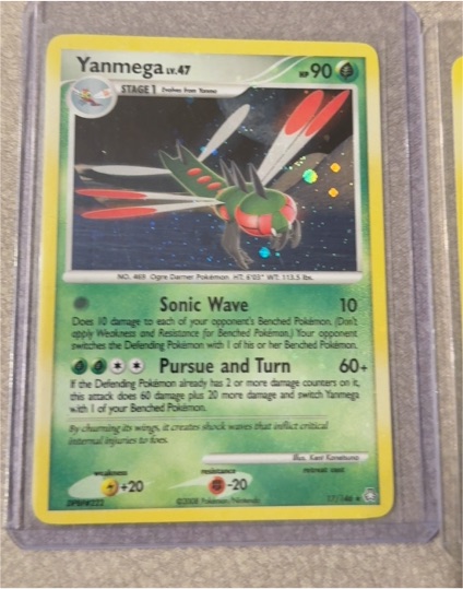 2008 Pokemon Legends Awakened #17 Yanmega — front