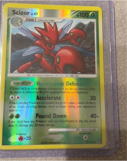 2008 Pokémon Diamond & Pearl Stormfront #25 Scizor — front