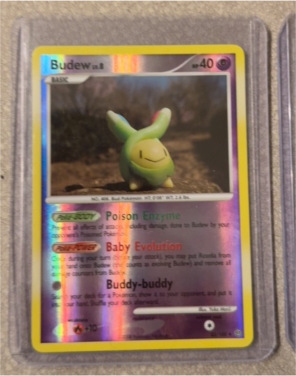 2008 Pokémon Diamond & Pearl Stormfront #33 Budew — front