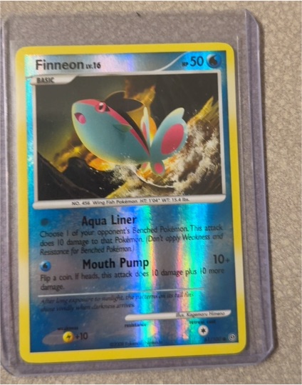 2008 Pokémon Stormfront #61 Finneon — front