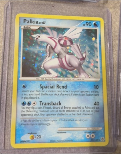2007 Pokémon Diamond & Pearl #11 Palkia — front