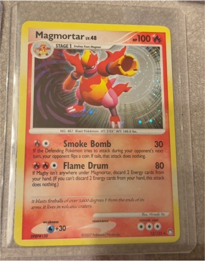 2007 Pokémon #12 Magmortar — front