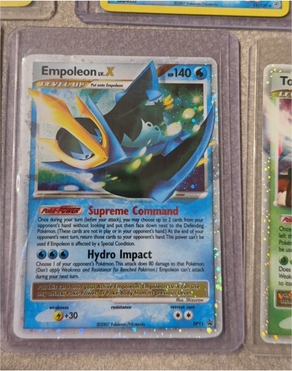 2007 Pokémon DP11 Empoleon LV.X — front