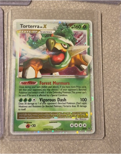 2007 Pokémon TCG Torterra LV.X #DP09 — front