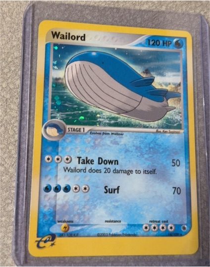2003 EX Ruby & Sapphire #14 Wailord — front