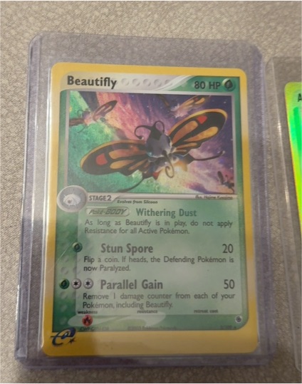 2003 Pokémon EX Ruby & Sapphire #2 Beautifly — front