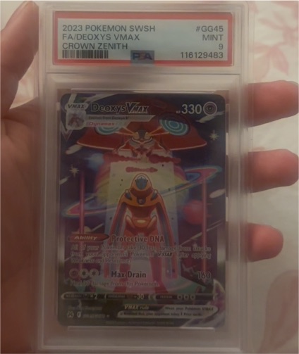 2023 Pokémon SWSH #GG45 Deoxys VMAX Crown Zenith — front