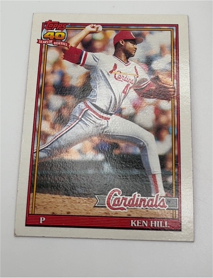 1991 Topps #591 Ken Hill — front