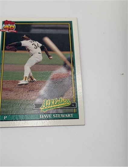 1991 Topps #316 Dave Stewart — front