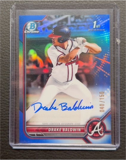 2022 Bowman Chrome #040 Drake Baldwin — front