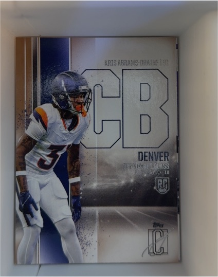 2024 Topps Signature Class #104 Kris Abrams-Draine — front