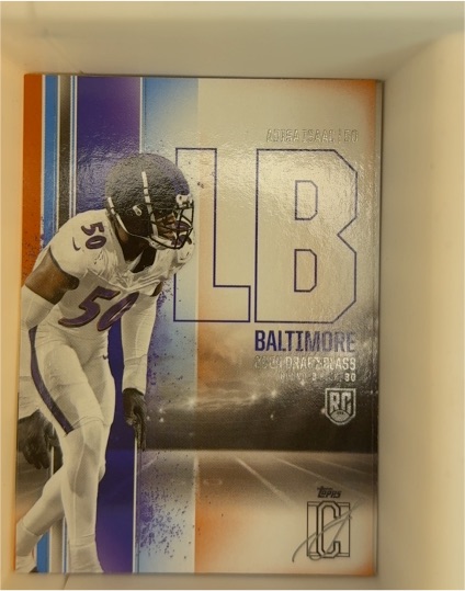2024 Topps Signature Class #72 Adisa Isaac Rookie Baltimore Ravens — front